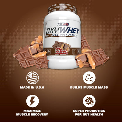 EHP Labs OxyWhey Whey Protein Isolate – 25g High Protein, Low Carb, Sugar Free Meal Replacement – Lean Whey Powder for Muscle Recovery – Non-GMO, Gluten Free – 25 Serves – Vanilla Ice Cream