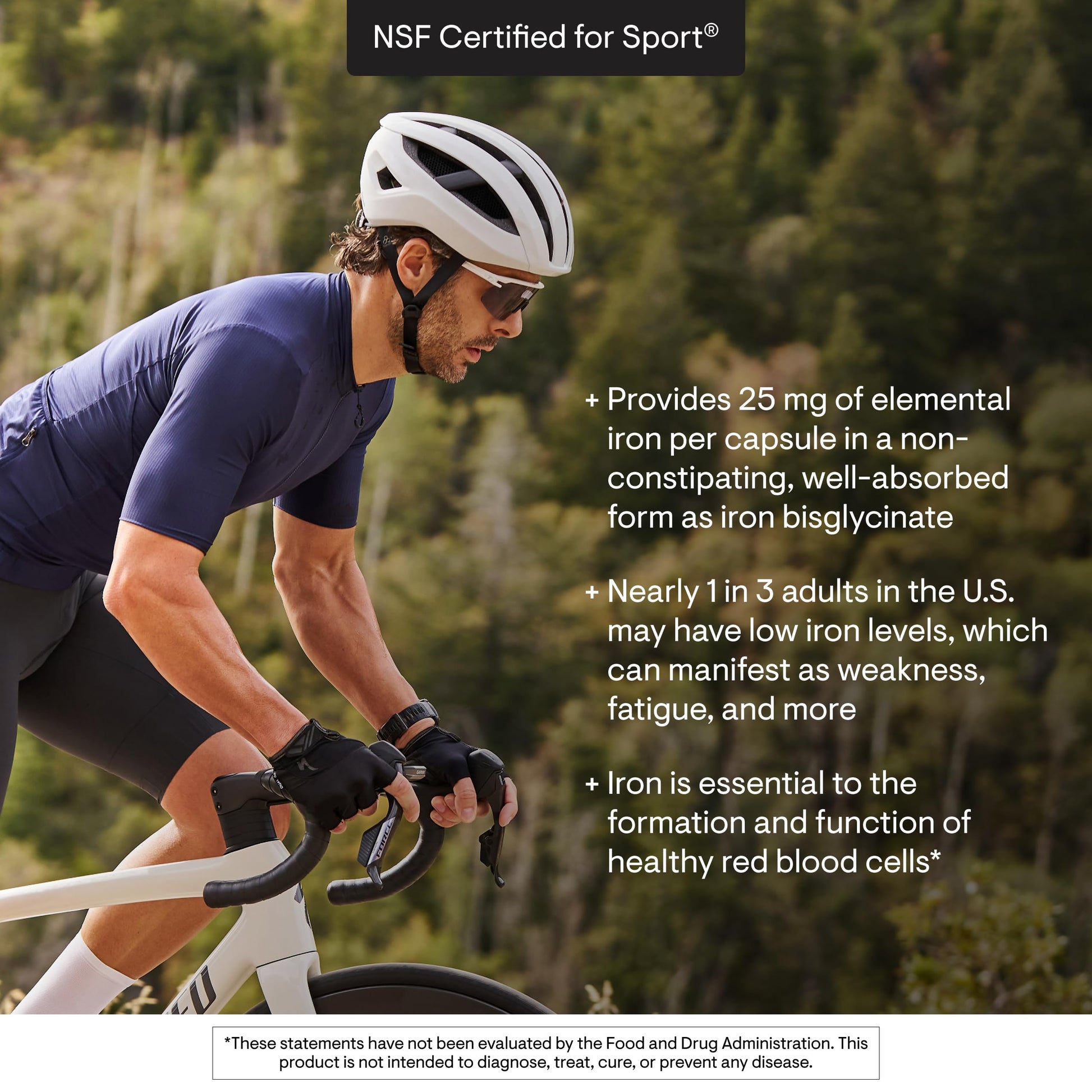 THORNE - Iron Bisglycinate - 25 mg Iron Supplement for Enhanced Absorption Without Gastrointestinal Side Effects* - NSF Certified for Sport - Gluten-Free - 60 Servings THORNE buy supplements Au