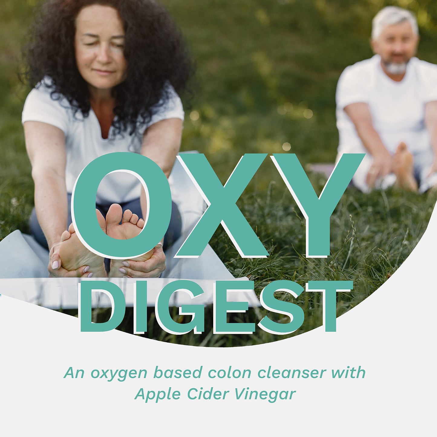 Herbtonics Oxygen Based Colon Cleanse and Detox Digestive System Formula | with Apple Cider Vinegar | Colon Cleanser Pills for Adults