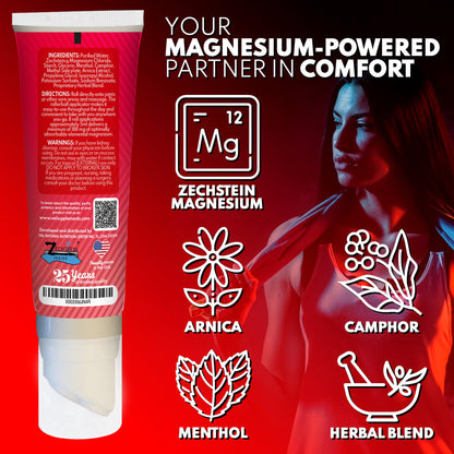 VAL Lombardi Relax Balance Magnesium Rollerball | Zechstein Magnesium + Herbal Extracts | Joint & Muscle Relief for Neck, Back, Legs | No Mess, Non-Greasy | 4oz VALBuy Supplements Australia