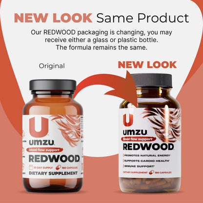 UMZU Redwood Max Nitric Oxide Booster, 1 Month Supply