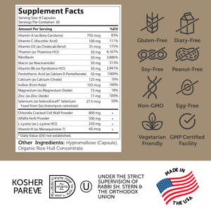 Zahler - Height Factor Healthy Growth Support Vitamin & Mineral Capsules (120 Count) - Kosher Height & Growth Supplement for Kids, Teens & Young Adults - Grow Taller Growth Hormone Support Nutrients ZahlerBuy Supplements Australia