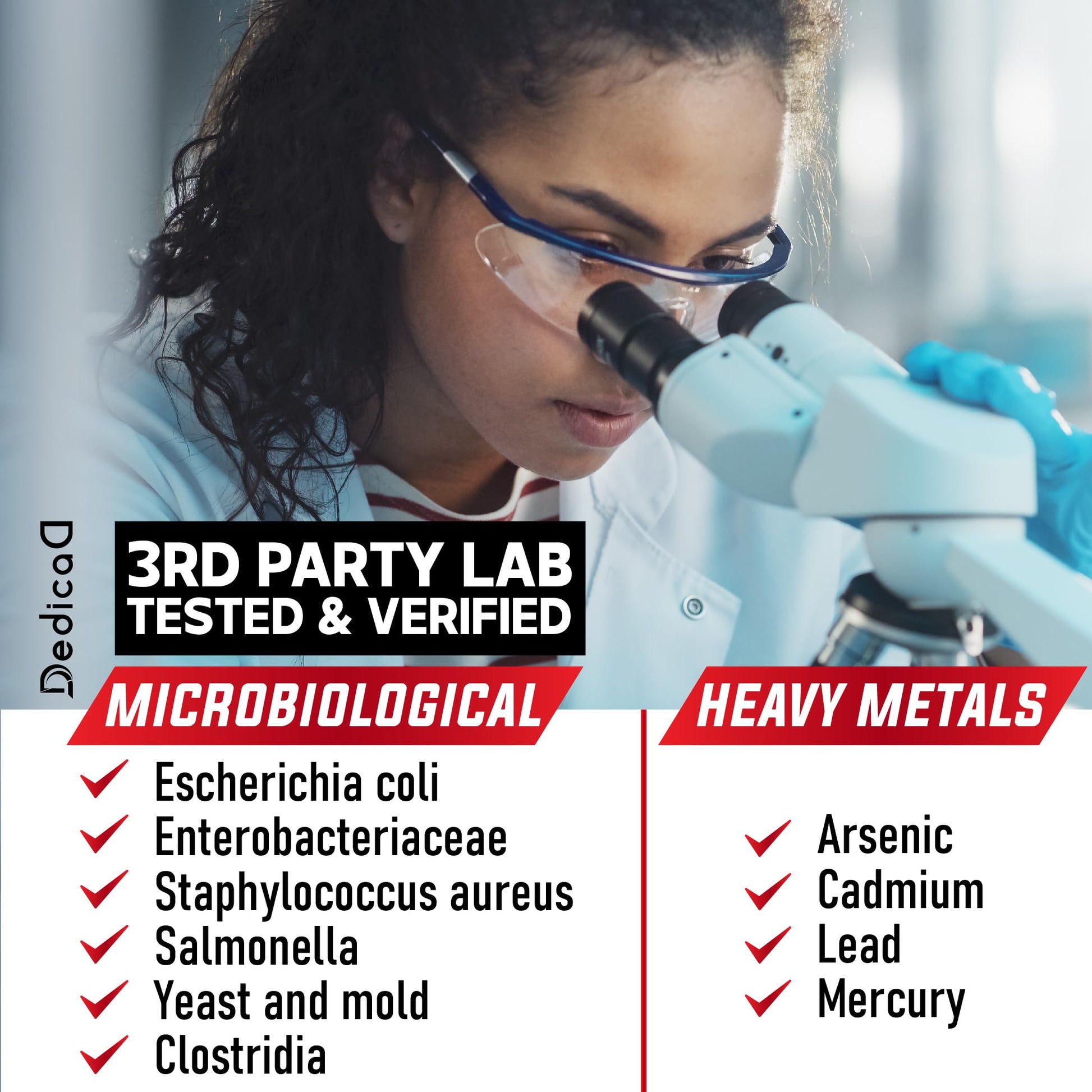DEDICAD 1000mg Echinacea Goldenseal Capsules - Support Immune System, Well-Being & Overal Health - 60 Veggie Capsules - Non-GMO, Gluten-Free DEDICAD buy supplements Au