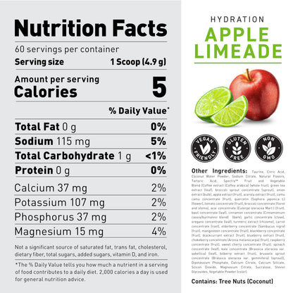 Kaged Sugar Free Hydration | 5 Key Electrolytes | Coconut Water | Tastes Amazing | 60 Servings