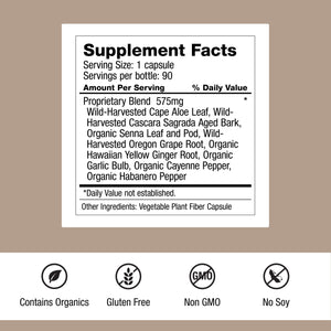 Dr. Schulze's Intestinal Formula #1 - Bowel Movement Supplement for Colon Health Support - Bloating & Constipation Aid - Intestinal Cleanse - All-Natural - Plant-Based - Vegan - 90 Count Dr. Schulze'sBuy Supplements Australia