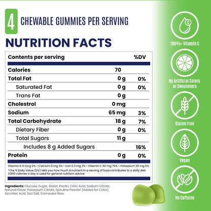 SaltStick Energy Chews Energy Gummies Variety Pack 10 Bags/ 20 Servings