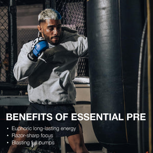 Suplement ​RAW Nutrition - Essential Pre - Chris Bumstead Pre Workout Formula, Sports Nutrition Pre-Workout Powders | Men & Womens Drink, Energy Powder - VelvetGlow USA