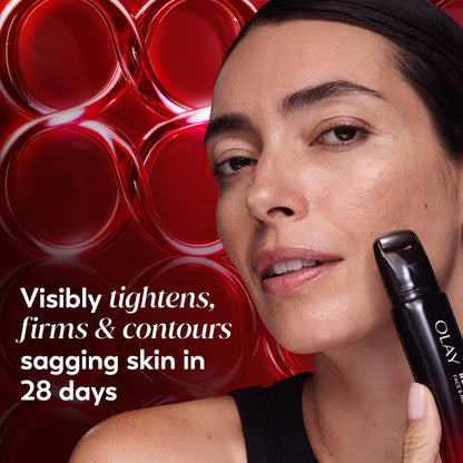 Olay Regenerist Neck and Face Roller, Neck Cream for Tightening and Firming, Anti-Aging Moisturizer for Women, Anti-Wrinkle Serum, Face Lift Cream, Cooling, Fragrance-Free, Hexa-Repair & NAD+, 1.7oz