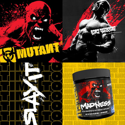MUTANT Madness, Ultra-Concentrated Pre-Workout, Fruit Punch, 9.52 oz