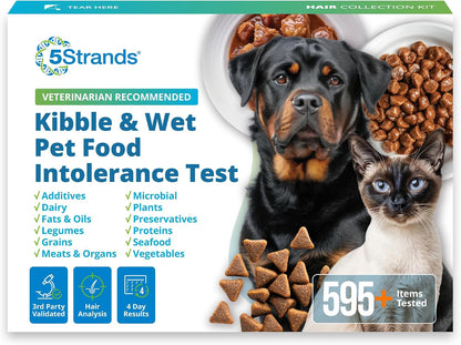 5Strands Kibble & Wet Pet Food Intolerance Test for Dogs & Cats