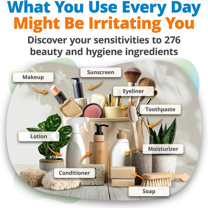 5Strands Gut Health Test + Beauty Hygiene Sensitivity Test Bundle, At-Home Hair Analysis for Adults & Kids, Identify Food Intolerances & Personal Care Ingredient Sensitivities, Results in 4 Days
