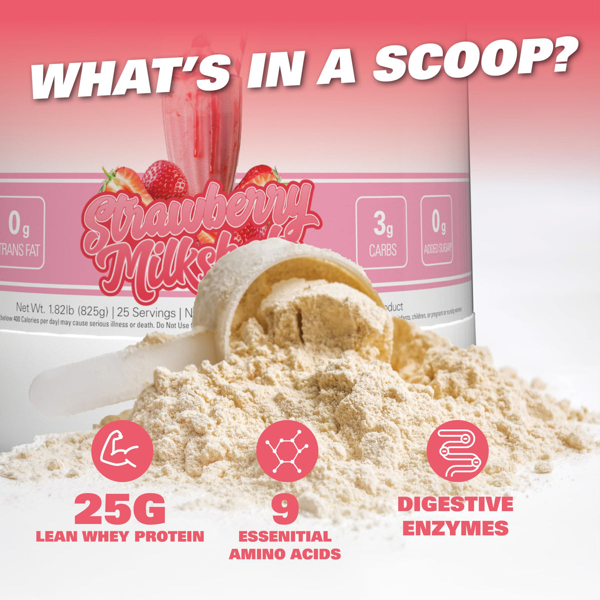 EHP Labs OxyWhey Whey Protein Isolate – 25g High Protein, Low Carb, Sugar Free Meal Replacement – Lean Whey Powder for Muscle Recovery – Non-GMO, Gluten Free – 25 Serves – Vanilla Ice Cream