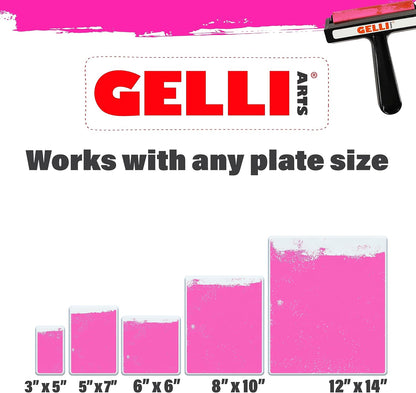Gelli Arts 5 X 7 Printmaking Positioner Mini Placement Tool - Paper Positioning Tool Gel Printing Plate, Clear Acrylic Alignment Device, Art Gadget for Gel Printing