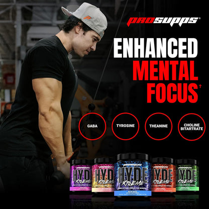 PROSUPPS Hyde Xtreme Hard-Hitting Energy Pre-Workout, Watermelon, and Creatine 300 Bundle