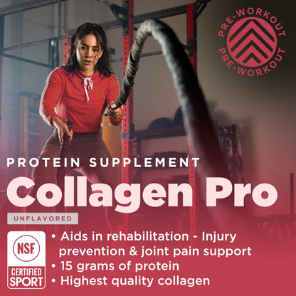 Gnarly Nutrition Collagen Peptides – Gnarly Collagen Pro with Vitamin C, Zinc & Copper – NSF Sport Certified, Protein Synthesis Vitamin Powder – Unflavored, 16.05 oz (30 Servings)