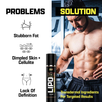 Nutrex Research Lipo-6 Defining Gel & L-Carnitine 3000 Passionfruit Guava | Stimulant-Free Workout Support | Fast-Absorbing Topical Gel + Liquid L-Carnitine