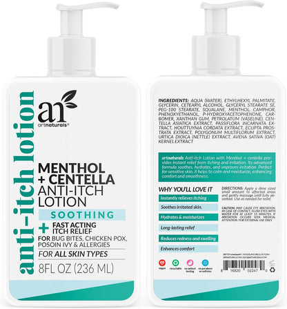 Artnaturals Anti-Itch Lotion with Menthol, 8 oz