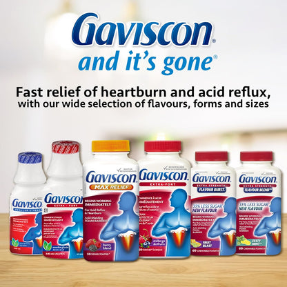 Gaviscon Max Peppermint Tablet, 50 Count