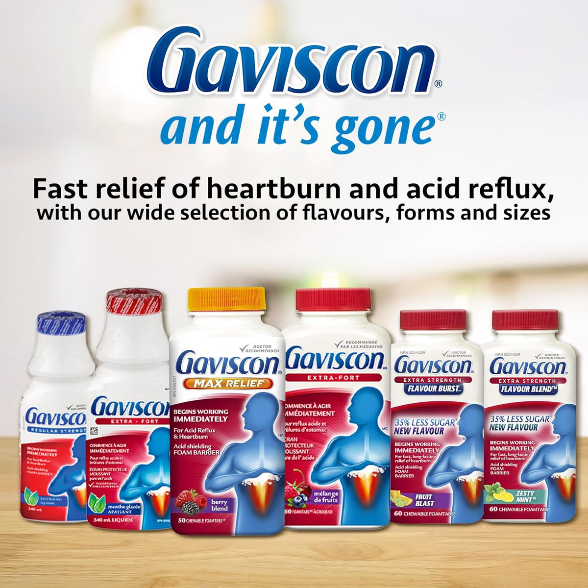 GAVISCON Extra Strength, Soothing ICY Mint 340 ml