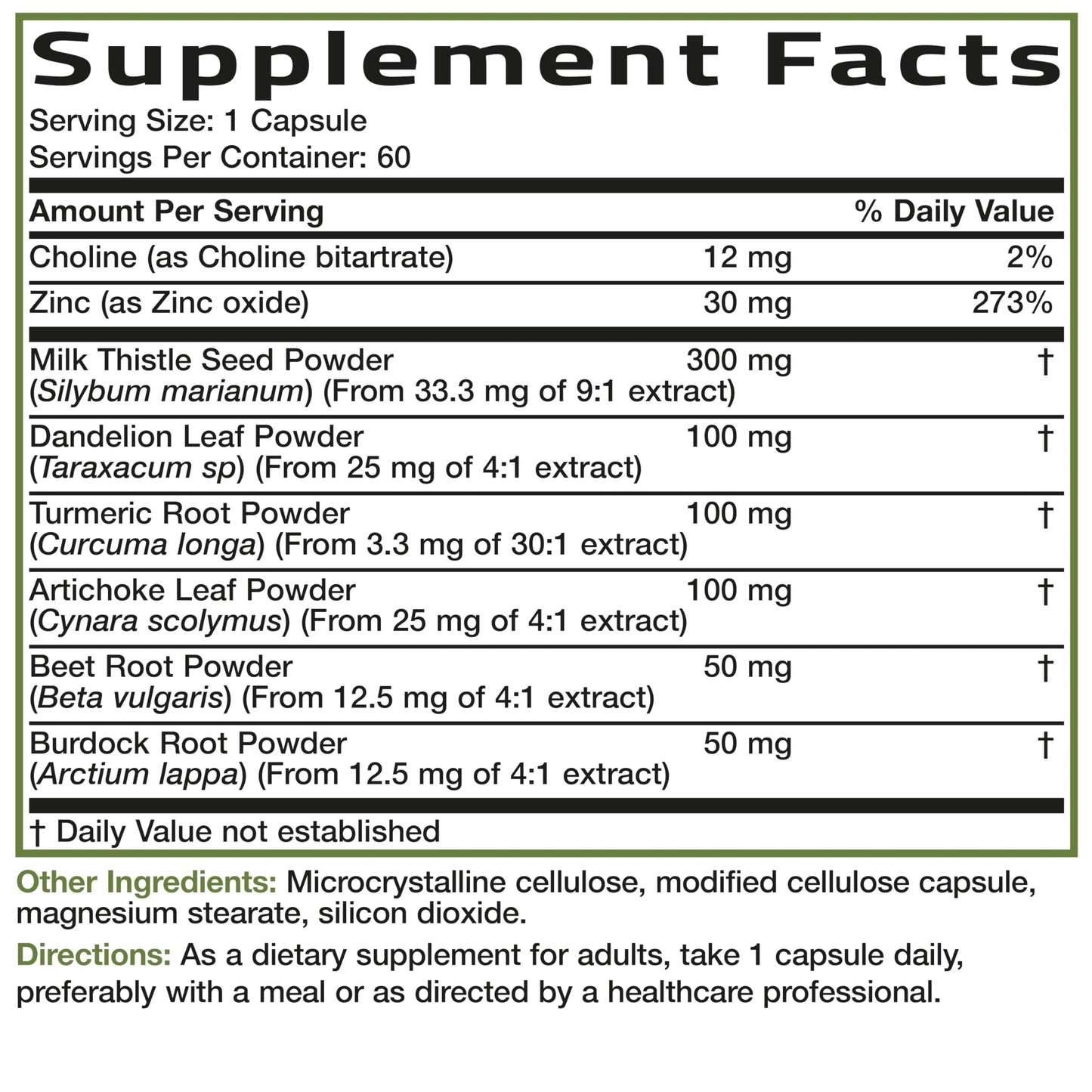 Bronson Liver Detox Advanced Detox & Cleansing Formula Supports Health Liver Function with Milk Thistle, Dandelion Extract, Turmeric, Artichoke Leaf & More