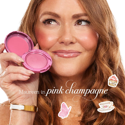 tarte macaron blush & glow duo - Multi-Use Longwear Makeup with Peptides, Cream & Powder Blush Duo with Blend Bar for a Buildable Bright Lifted Look, Vegan & Cruelty-Free