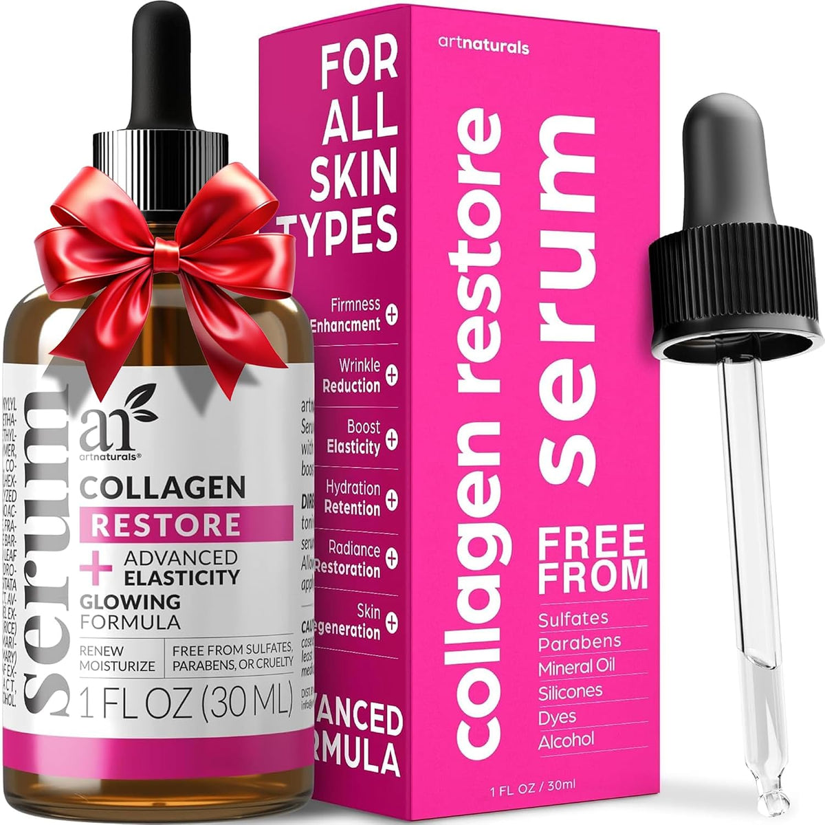 ArtNaturals Collagen Booster Face Serum, 1 oz