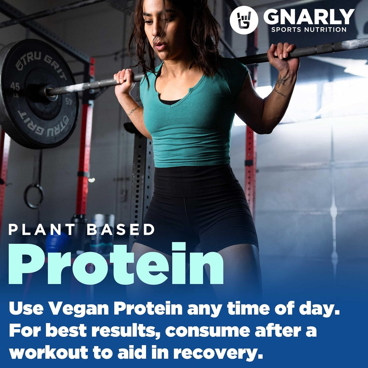 Gnarly Vegan Plant Protein, Meal Replacement - Vanilla (28.2oz) and Gnarly Preworkout Strawberry Lemonade Caffeine Free (14.82oz)