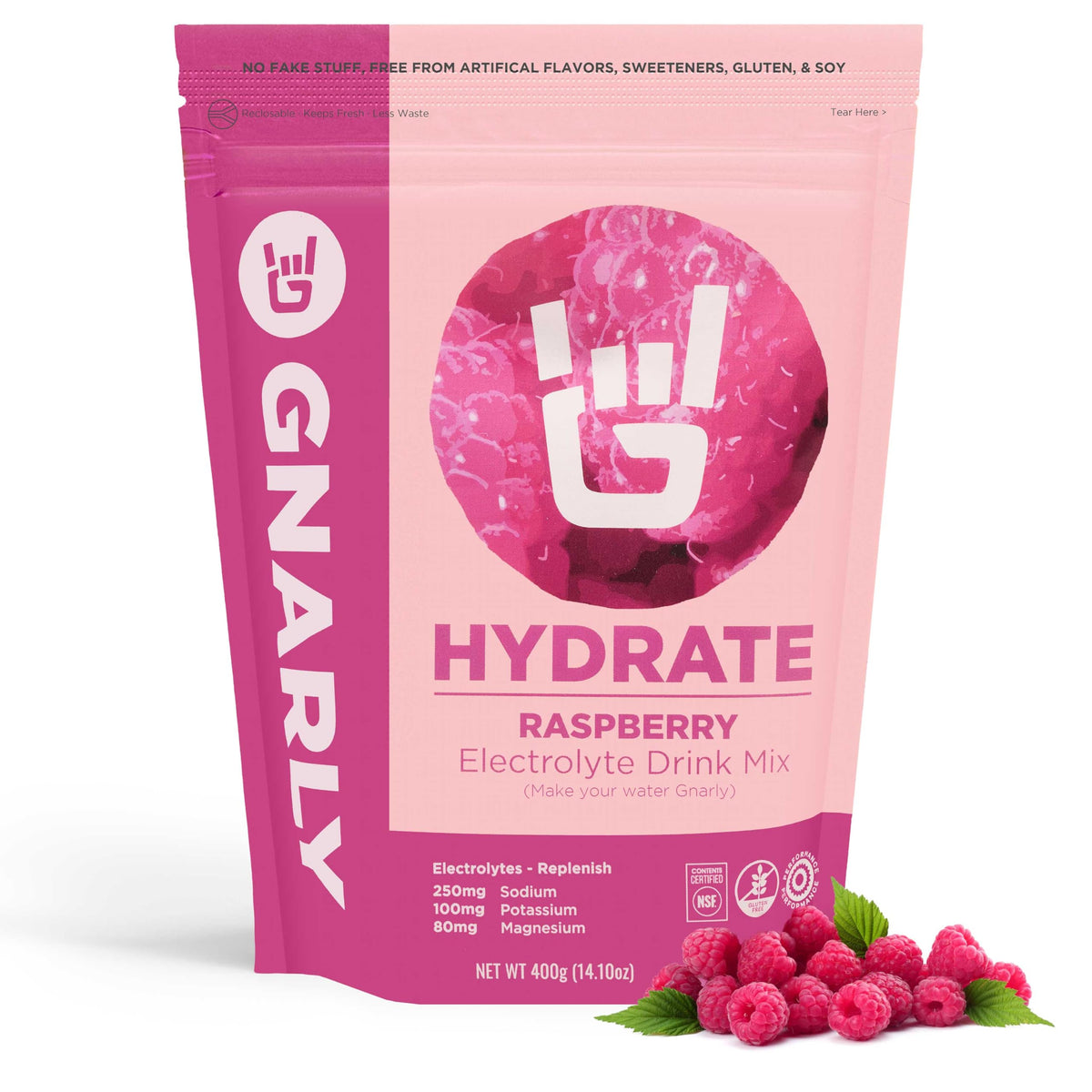 Gnarly Nutrition Hydrate Electrolyte Powder – Orange Pineapple Exercise Hydration Drink Mix – NSF Sport Certified – Electrolyte Solution, Performance & Recovery – Orange Pineapple, 14.10 oz