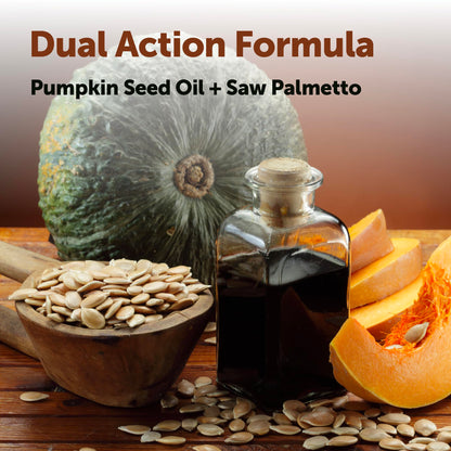 Micro Ingredients Pumpkin Seed Oil with Saw Palmetto, 300 Softgels | Cold Pressed, Pure Virgin Oil with Essential Fatty Acids & Phytosterols. For Men & Women. Non-GMO, Gluten Free.