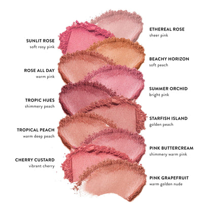 LAURA GELLER NEW YORK Baked Blush-n-Brighten for Mature Skin - 09 Starfish Island - Powder Blush Won't Settle into Fine Lines - Buildable Natural Finish – Longlasting Formula - Made in Italy