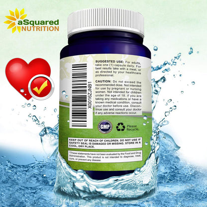 aSquared Nutrition CoQ10 (200 Capsules and 200mg) - High Absorption Vegan CO Q-10 Powder - Enzyme Ubiquinone Supplement Pills, Extra Antioxidant Coenzyme Q10 Vitamin