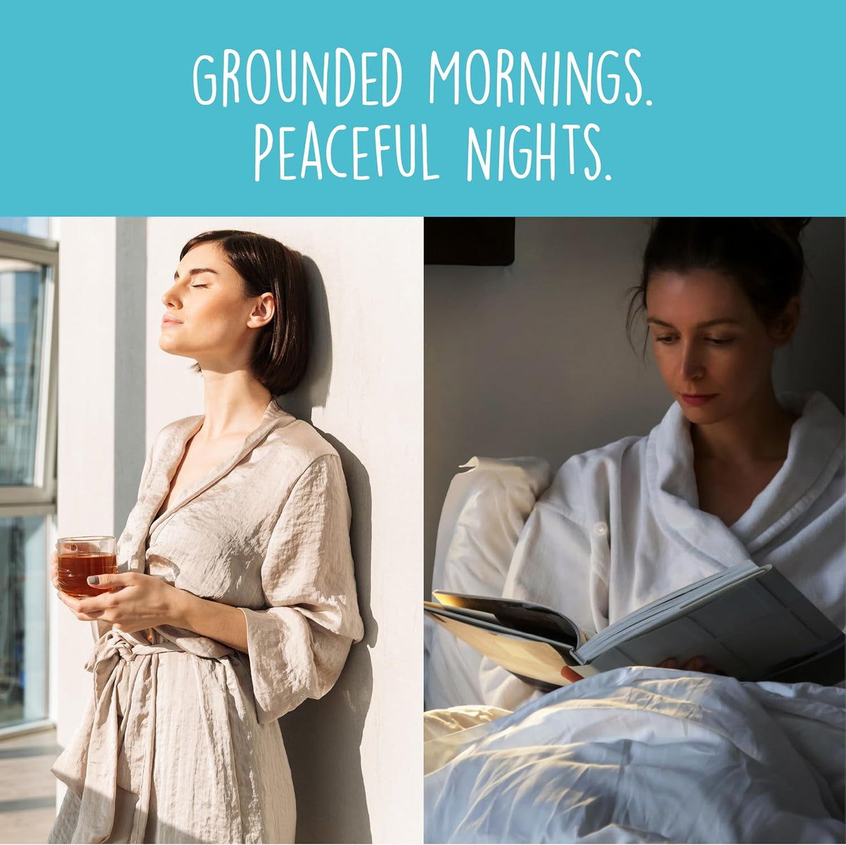 Happy Healthy Hippie PeriPeace Supplements for Women & Zen Again Cortisol Manager