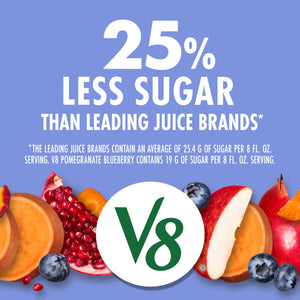V8 Blends 100% Juice Pomegranate Blueberry Juice, Fruit and Vegetable Juice Blend, 46 Fl Oz Bottle (Pack of 2) V8 buy supplements Au