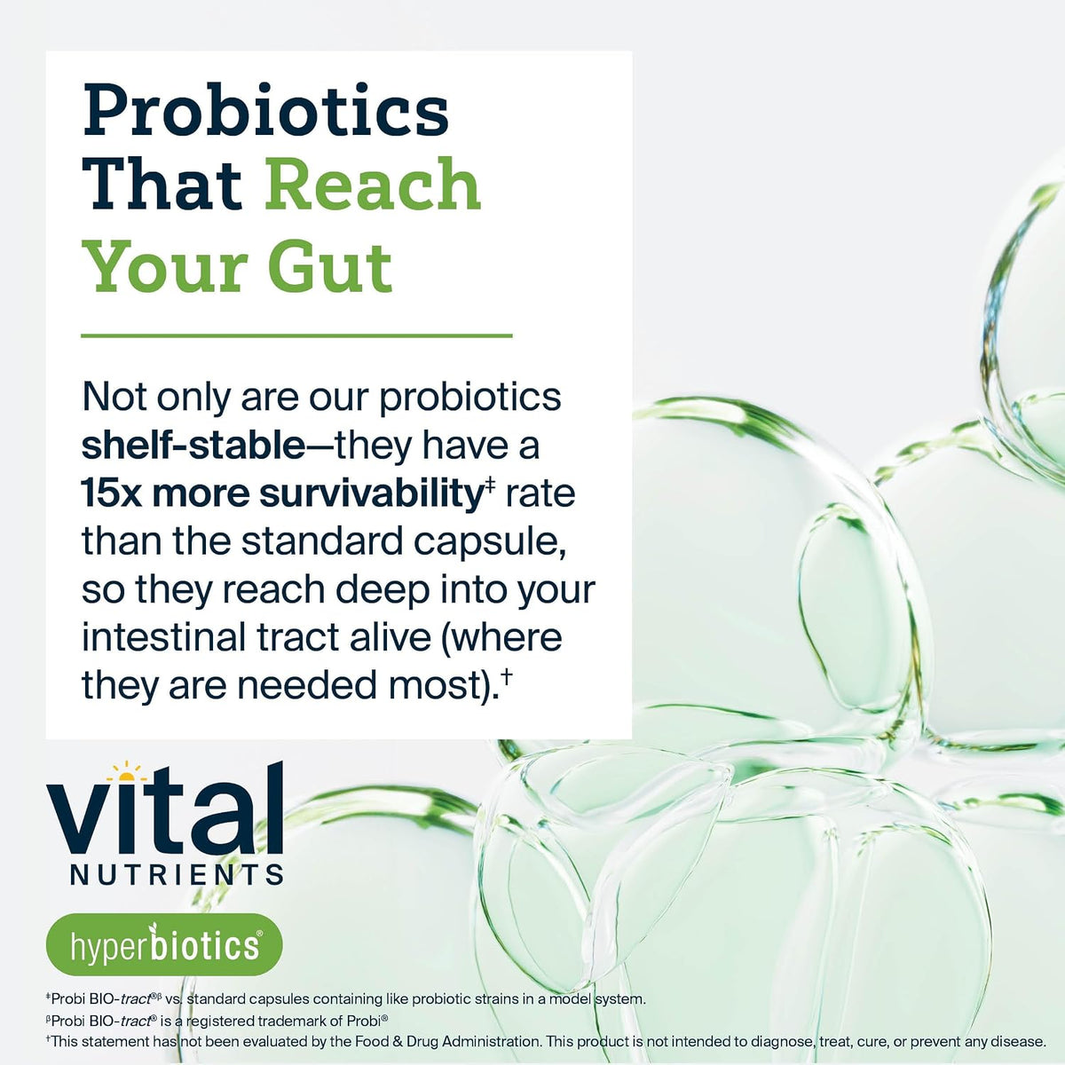 Vital Nutrients Pro Pets Probiotics for Dogs and Cats | Dog Probiotics for Digestive Health, Gut Health, Occasional Diarrhea | Tasty Meat Flavor | Non-GMO | Hyperbiotics | 60 Micro Tablets
