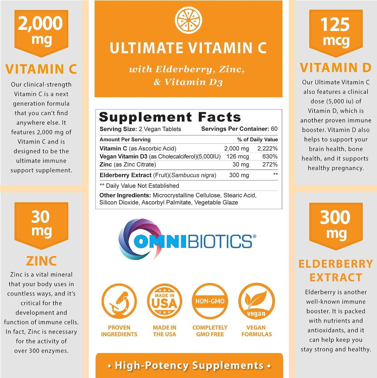 Ultimate Vitamin C + Organic Cortisol Relax Supplement