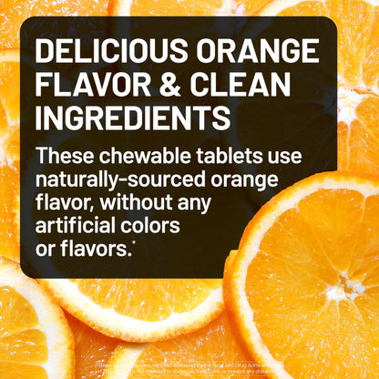 NatureWise Extra Strength Vitamin C Chewable 1000mg for Adults - Natural Orange Flavor - Immune System & Antioxidant Support - Non-GMO