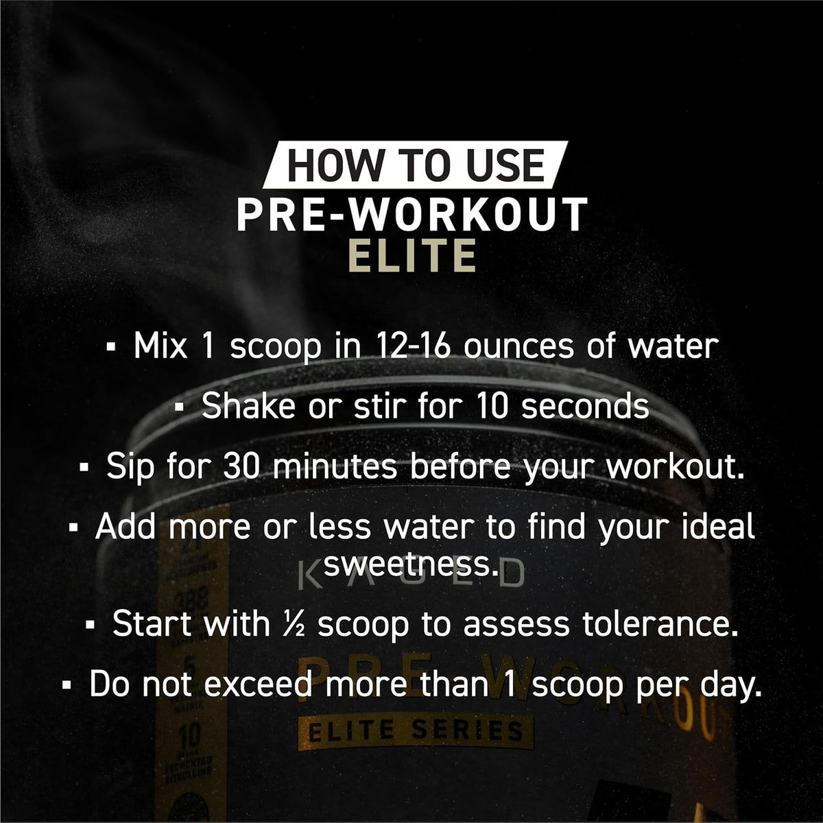 Kaged Pre Workout Elite Powder | Strawberry Lemonade | Pre-Workout with Creatine, Beta Alanine, L-Citrulline, Natural Caffeine | 20 Servings