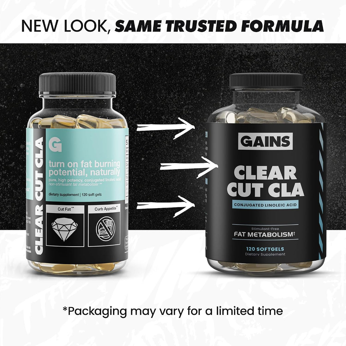 Gains in Bulk Clear Cut CLA 1000mg, 30 Servings