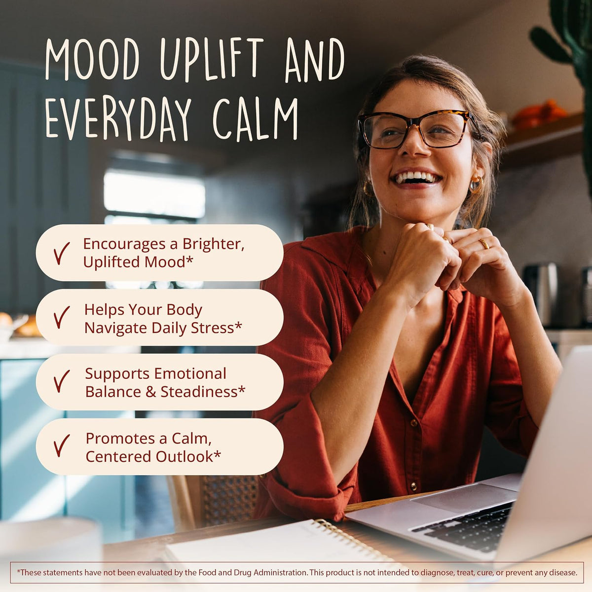 Happy Healthy Hippie Joy-Filled with Saffron Mood Support Supplement & Joy-Filled Mood Support Supplement