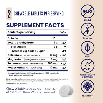 SaltStick High Sodium Electrolyte FastChews - Mixed Berry, 60 Tablets