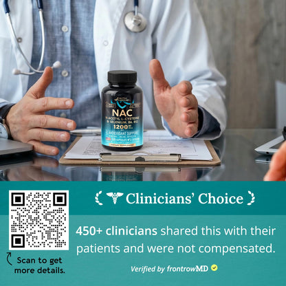 NAC Supplement | Selenium | B6 | B12 - Antioxidant, Immune Support - N Acetyl Cysteine 600 mg per Capsule, 1200 mg per Serving - Lab Tested - Non-GMO, Gluten-Free, Vegan - 120 caps, 2 Month Supply