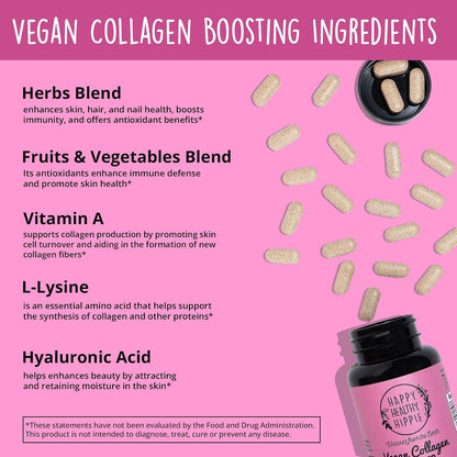 Happy Healthy Hippie Zen Again Cortisol Manager & Vegan Collagen Builder