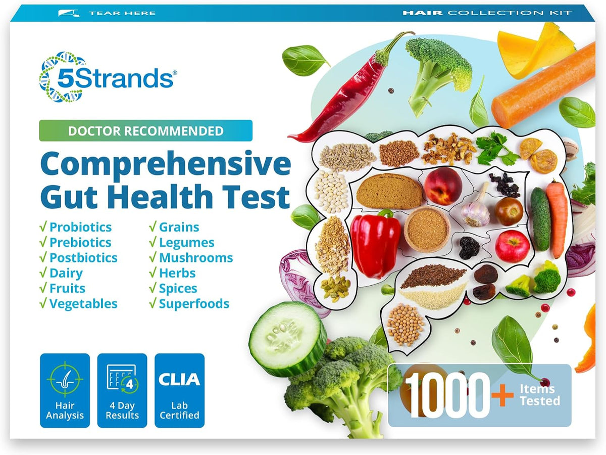 5Strands Comprehensive Gut Health Test Including 1180 Food & Drink Items