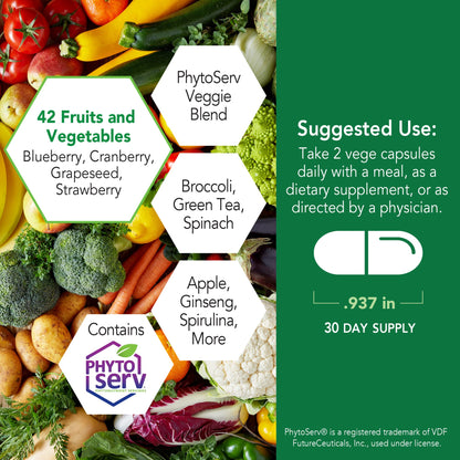 Botanic Choice Mega Fruits and Veggies Blend (60 Capsules) + Prostate 9 Complex (30 Softgels) Bundle - Energy Balance & Superfood Supplement + Urinary Flow & Cellular Health Botanic Choice buy supplements Au