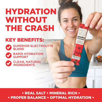 Santa Cruz Paleo Electrolyte Powder Sticks, Acai, Magnesium, Potassium, 12 Servings