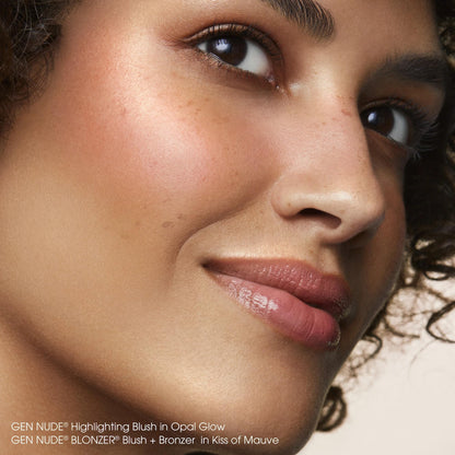 bareMinerals Gen Nude Highlighting Blush, Opal Glow, Vegan, Cruelty-Free & Dermatologist-Tested