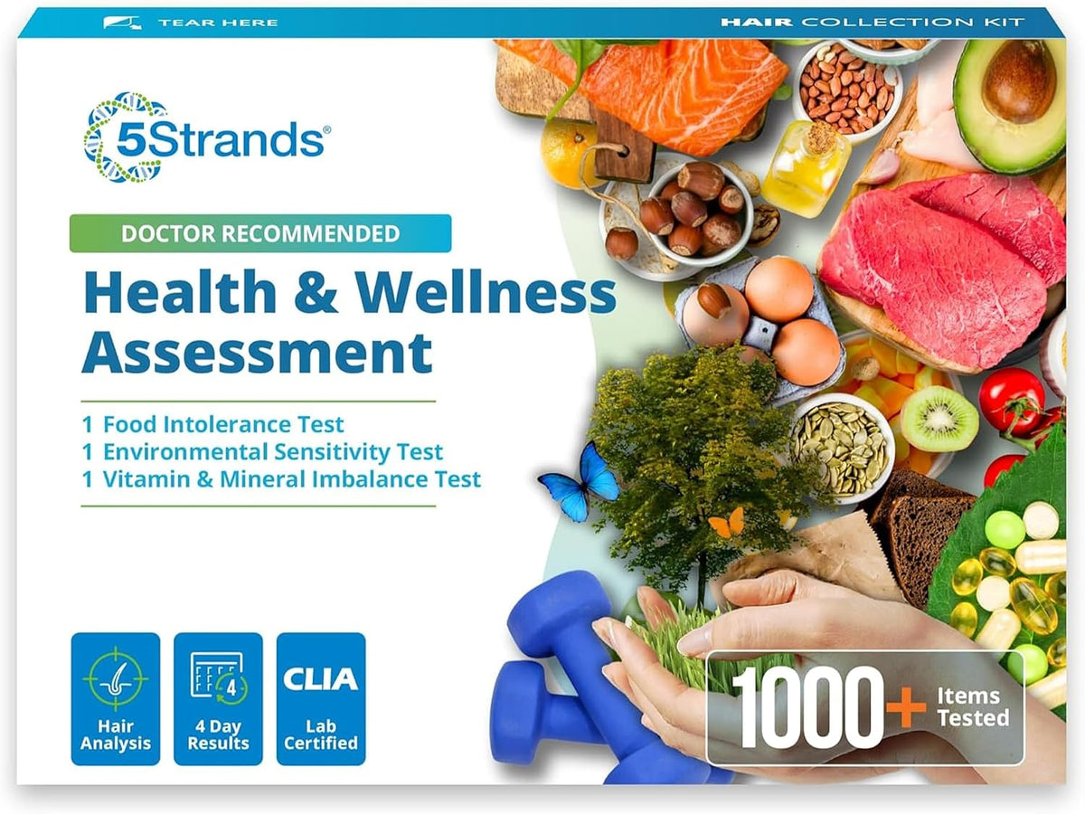 5Strands Health & Wellness Assessment for Adults & Kids Including 3 Tests