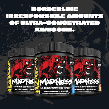 MUTANT Madness, Ultra-Concentrated Pre-Workout, Fruit Punch, 9.52 oz
