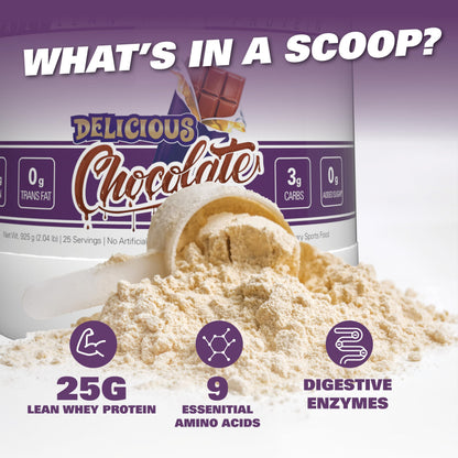 EHP Labs OxyWhey Whey Protein Isolate – 25g High Protein, Low Carb, Sugar Free Meal Replacement – Lean Whey Powder for Muscle Recovery – Non-GMO, Gluten Free – 25 Serves – Vanilla Ice Cream
