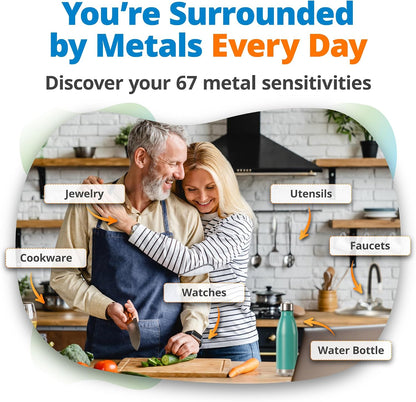 5Strands Heavy Metal Sensitivity Test for Adults & Kids, 67 Items Tested